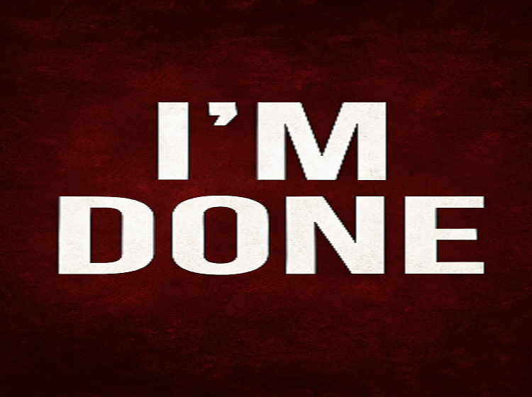 I'm Done Song Lyrics