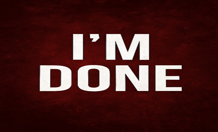 I'm Done Song Lyrics