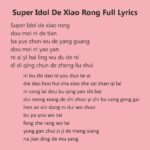 Super Idol Song Lyrics – English Lyrics, Meaning in English