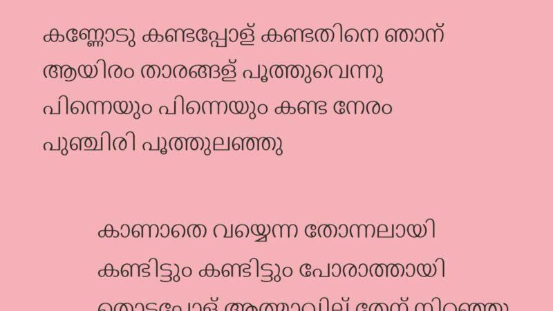 Minnalvala Song Lyrics –Narivetta Movie | Sid Sriram, Sithara Krishnakumar, Heartfelt Romantic Song